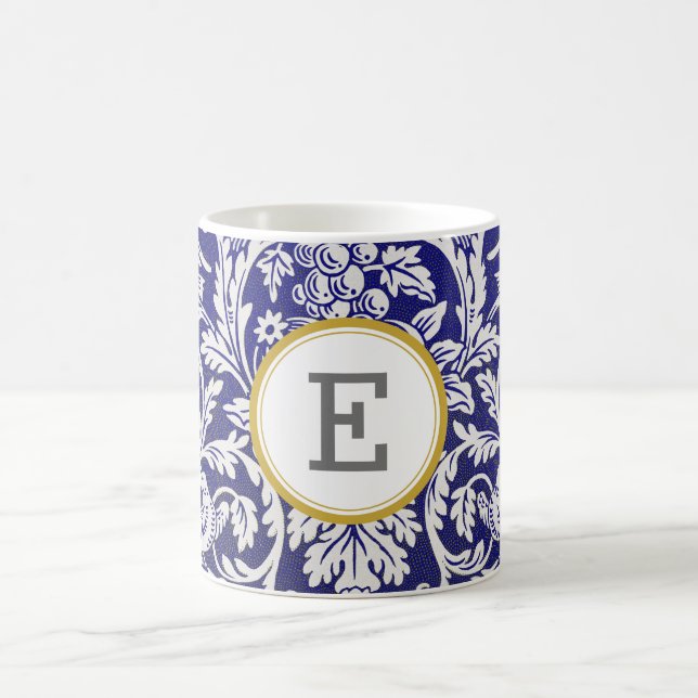 Taza De Café William Morris PERSONALIZADO INICIAL (Centro)