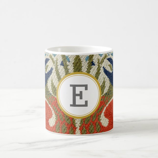 Taza De Café William Morris PERSONALIZADO INICIAL (Centro)