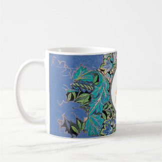 Taza De Café William Morris PERSONALIZÓ LA Mug INICIAL