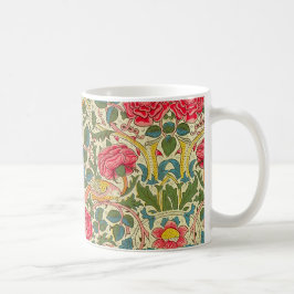Taza De Café William Morris Rosa Floral Chintz Pink