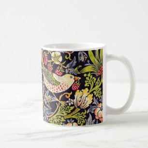 Taza De Café William Morris Strawberry Thief Floral Art Nouveau