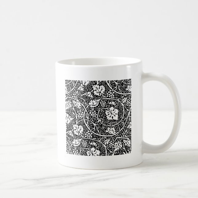Taza De Café William Morris Vino blanco negro de uva (Derecha)