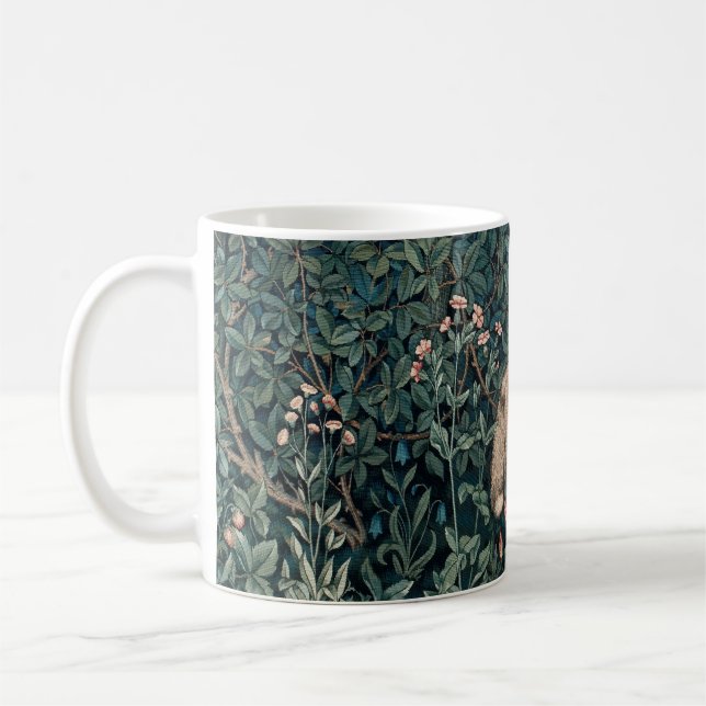 Taza De Café William Morris Woodland Tapestry Fox (Izquierda)