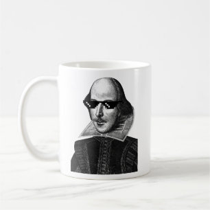 Taza De Café William Shakespeare con Sunglases Classic