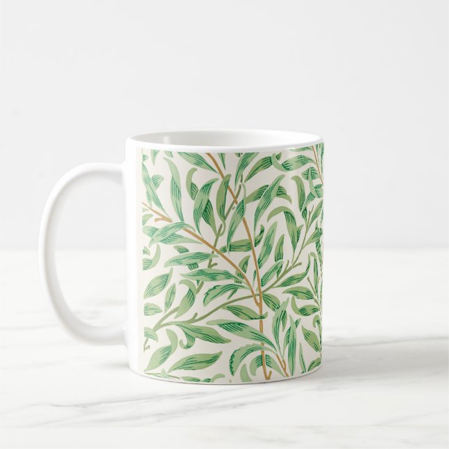 Taza De Café Willow bough William Morris Floral estampado  (Izquierda)