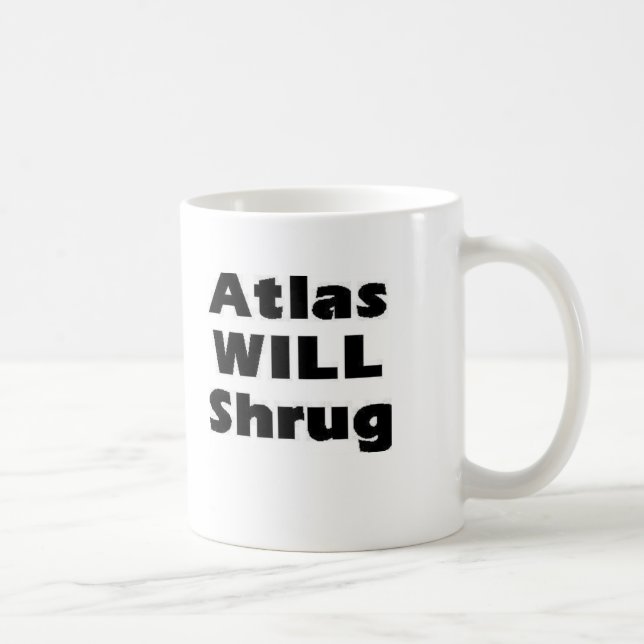 Taza De Café Willshrug del atlas (Derecha)