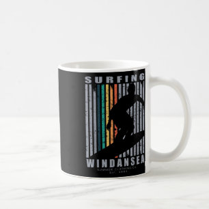 Taza De Café Windansea Surfing Beach Retro Surfing Summer Vacat