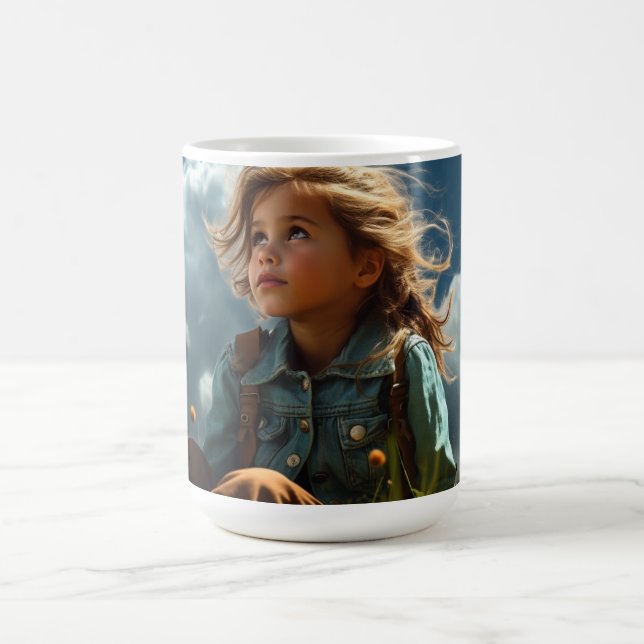 Taza De Café Windblown Child (Centro)