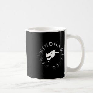 Taza De Café Windham New York Vintage Retro Snowboarding