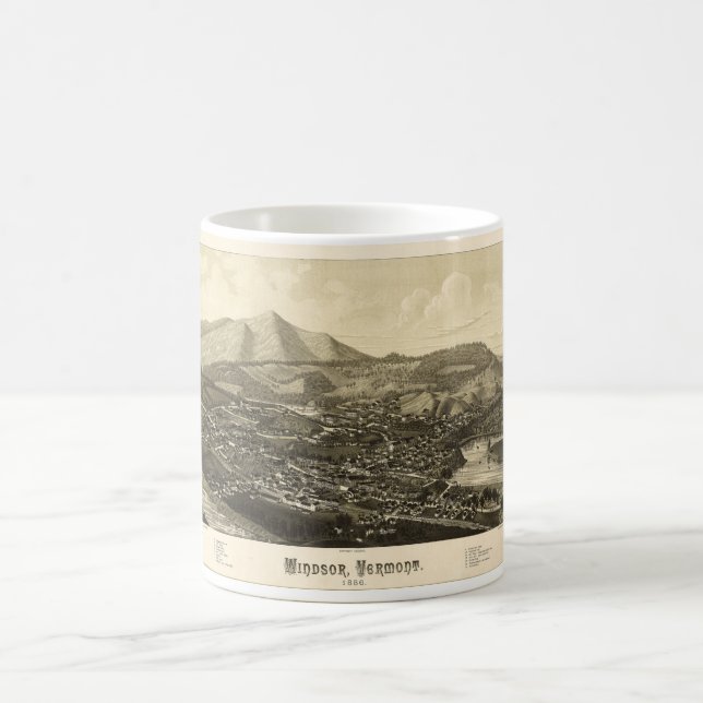 Taza De Café Windsor Vermont (1886) (Centro)