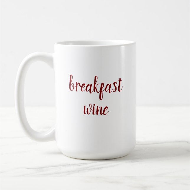 Taza De Café Wine de desayuno (Izquierda)
