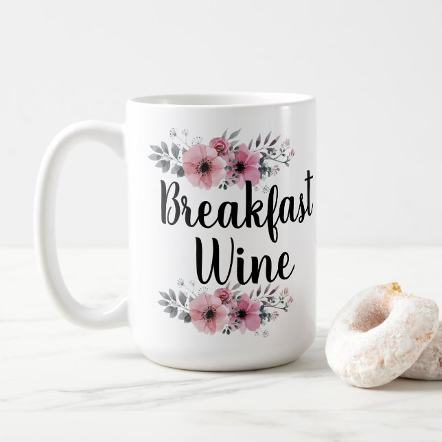 Taza De Café Wine de desayuno (Con donut)