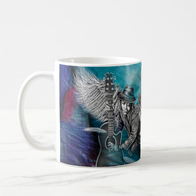 Taza De Café Winged Six String (Izquierda)