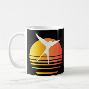 Taza De Café Wingspan Synthwave - Gráfico inspirado en juego d