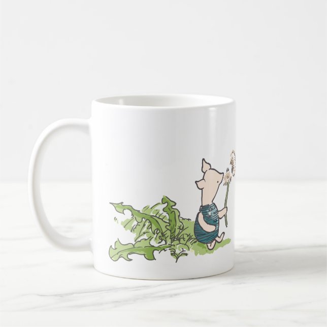 Taza De Café Winnie The Pooh - Piglet con Dandelion (Izquierda)