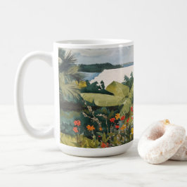 Taza De Café Winslow Homer Flower Garden y Bungalow Bermuda