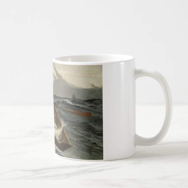 Taza De Café Winslow Homer - La advertencia de niebla (Derecha)