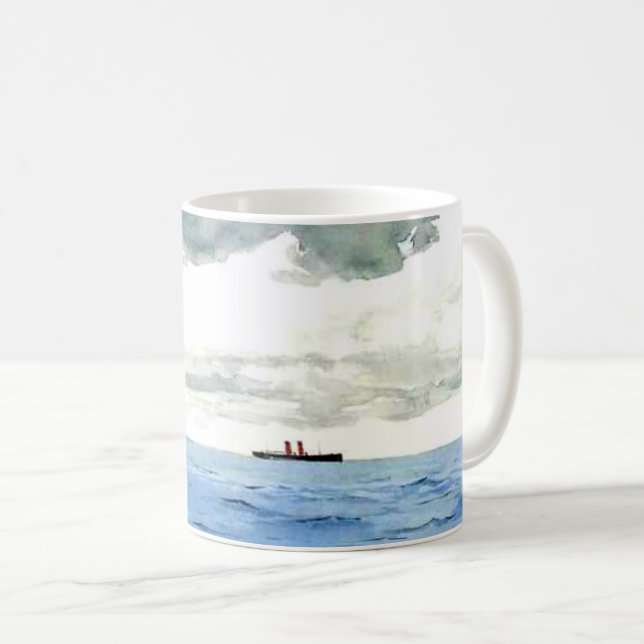 Taza De Café Winslow Homer, pintura, Bermudas, (Anverso derecho)