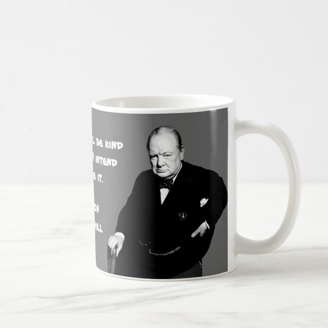 Taza De Café Winston Churchill - Escribiendo Historia (Derecha)