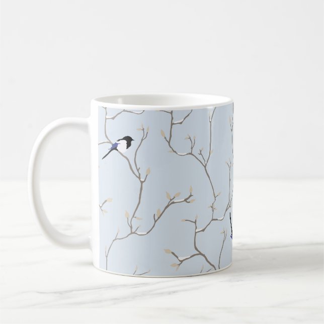 Taza De Café Winter BIrds (Izquierda)