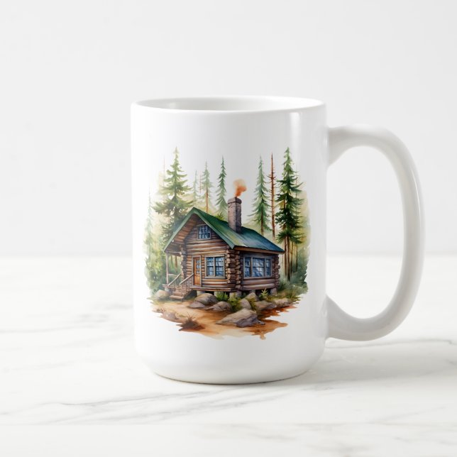 Taza De Café Winter Cabin Mug (Derecha)
