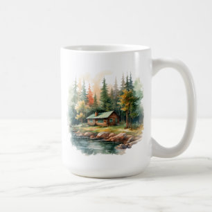 Taza De Café Winter Cabin Mug