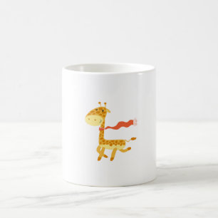 Taza De Café Winter Cheer: La jirafa 🦒 🧣