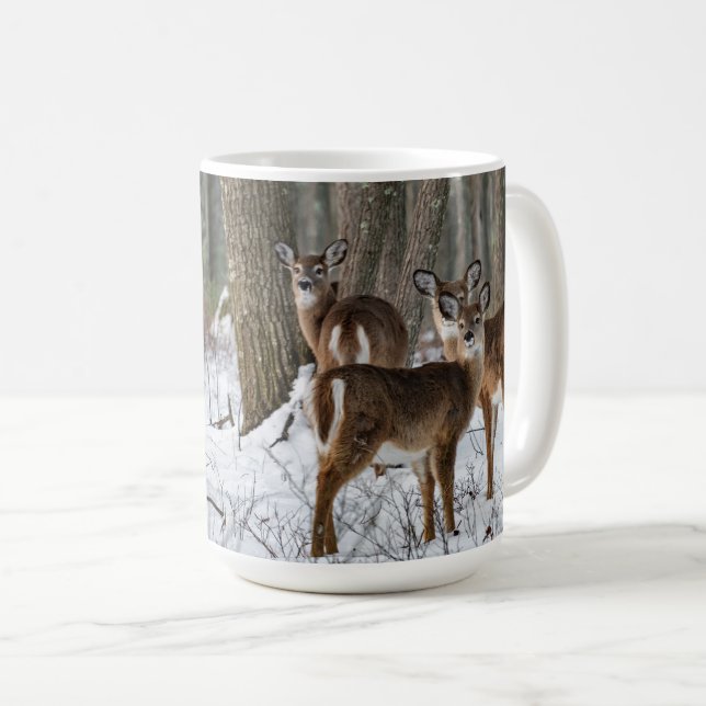 Taza De Café Winter Deer (Anverso derecho)