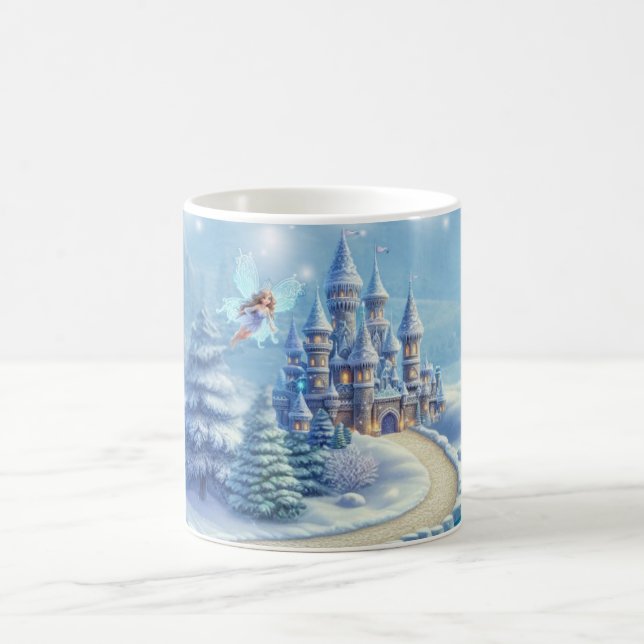 Taza De Café Winter Fairy Kingdom | Tema de vacaciones (Centro)