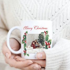 Taza De Café Winter Floral Berries | NAVIDADES | Foto familiar