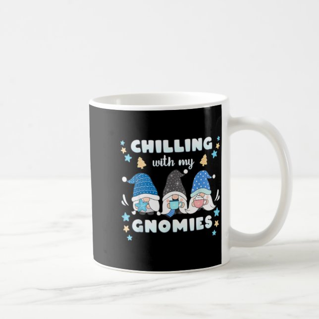 Taza De Café Winter, Funny Nordic Christmas Gnomes  (Derecha)