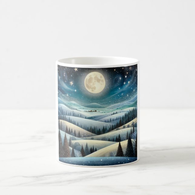 Taza De Café Winter Hillside (Centro)