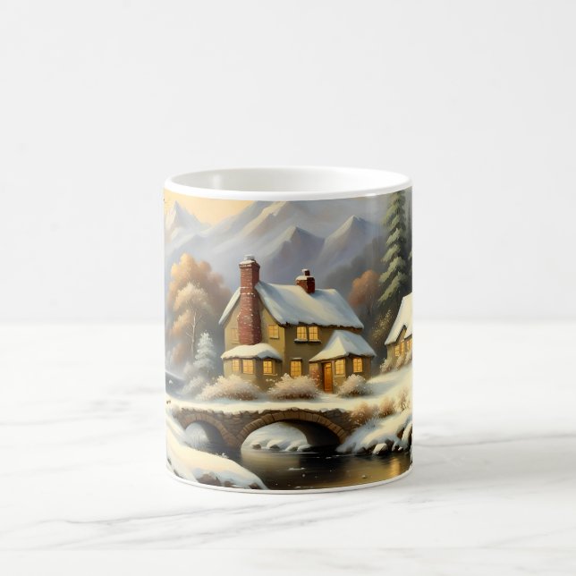 Taza De Café Winter Houses (Centro)