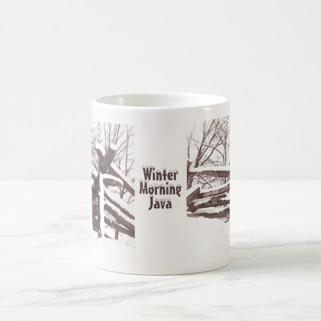 Taza De Café Winter Morning Java MUG (Centro)