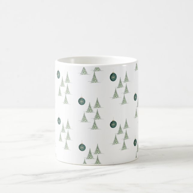 Taza De Café Winter Pines Gift Wrap (Centro)