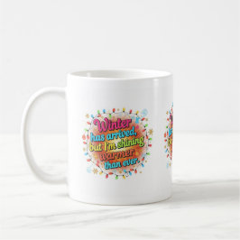 Taza De Café Winter Shine – Warm & Bright Holidays