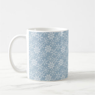 Taza De Café Winter SNOWFLAKES patrón sin fisuras + tus ideas