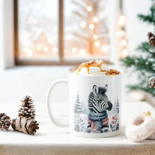 Taza De Café Winter Vibes Zebra -