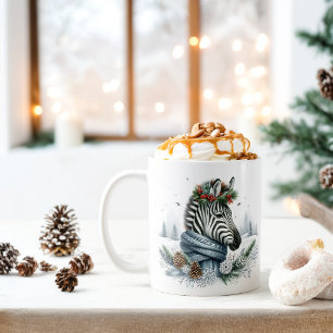 Taza De Café Winter Vibes Zebra -