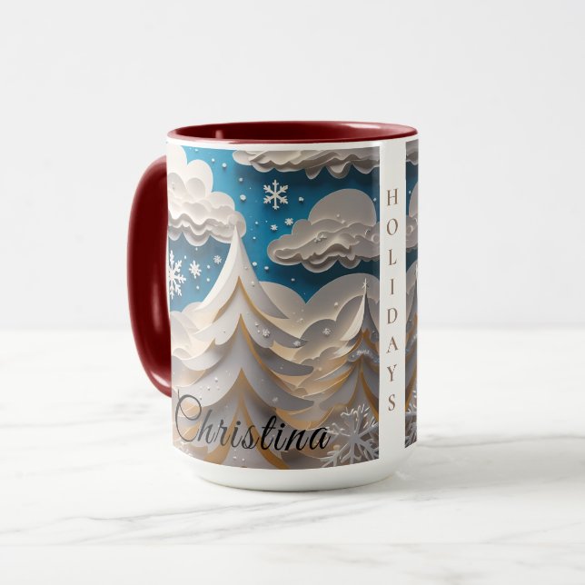 Taza de café Winter Wonderland (Anverso izquierdo)