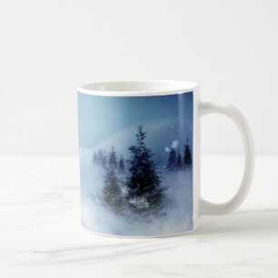 Taza De Café Winter Wonderland de noche