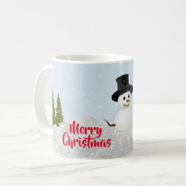 Taza De Café Winter Wonderland Feliz Navidad Snowman