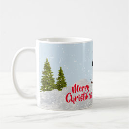 Taza De Café Winter Wonderland Feliz Navidad Snowman