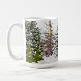 Taza De Café Winter Wonderland Fox / Wildlife Coffee Mug