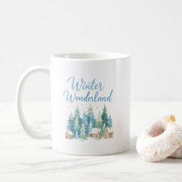 Taza De Café Winter Wonderland Snowy Village Mug  