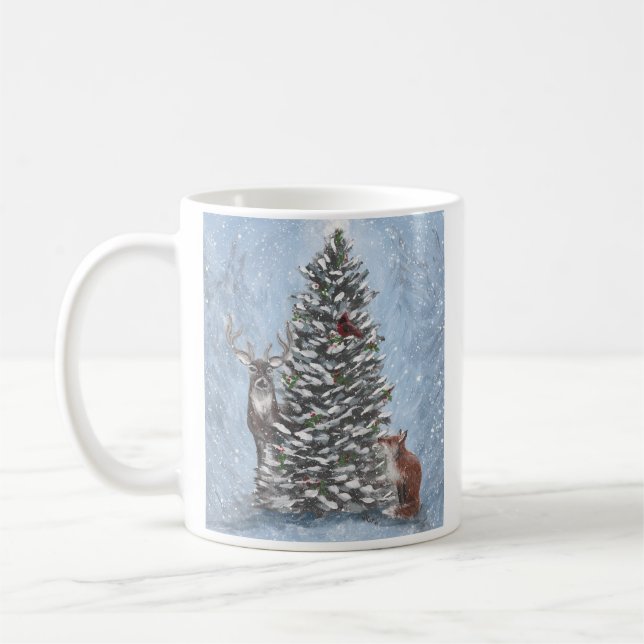 Taza De Café Winter Woodland Mug (Izquierda)