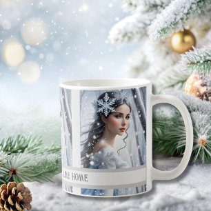 Taza De Café Wintery Snow Fairy