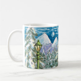 Taza De Café Wintery Woodland -