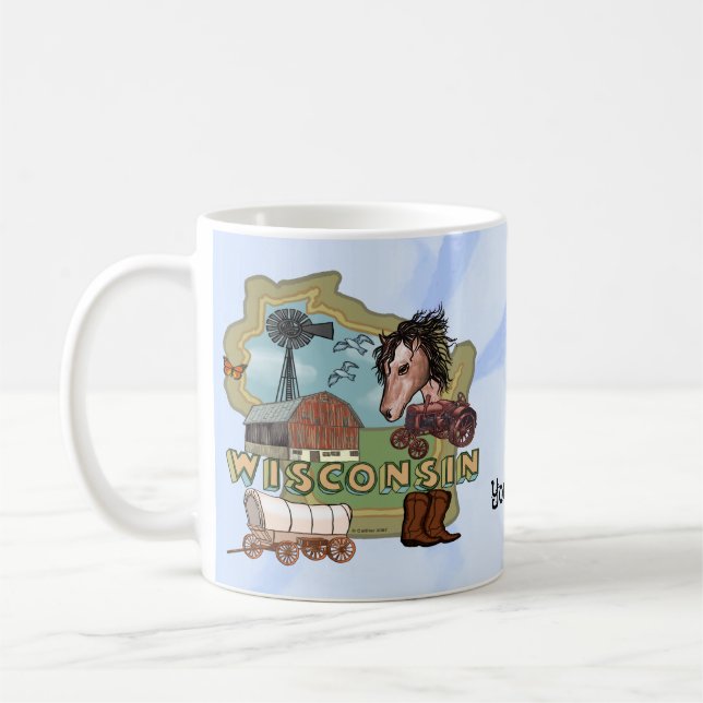 Taza De Café Wisconsin (Izquierda)