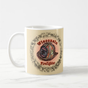 Taza De Café Wisconsin Bombero